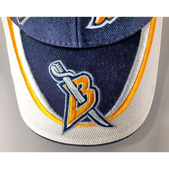 Buffalo Sabres Hat Cap Strap Back Blue Yellow Twill Dad NHL Licensed Hockey - Picture 3 of 10